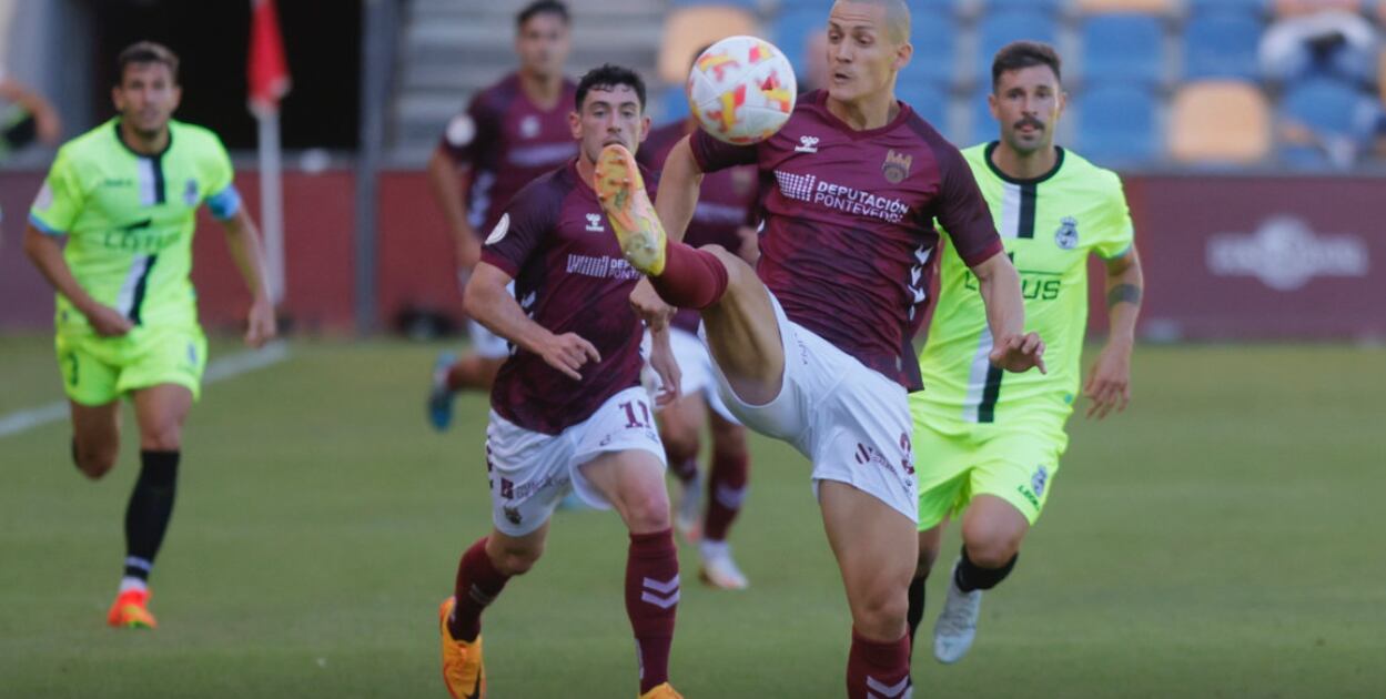 Un momento del partido