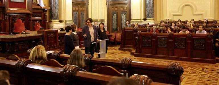 Recepción en María Pita a los participantes en el congreso de enfermería