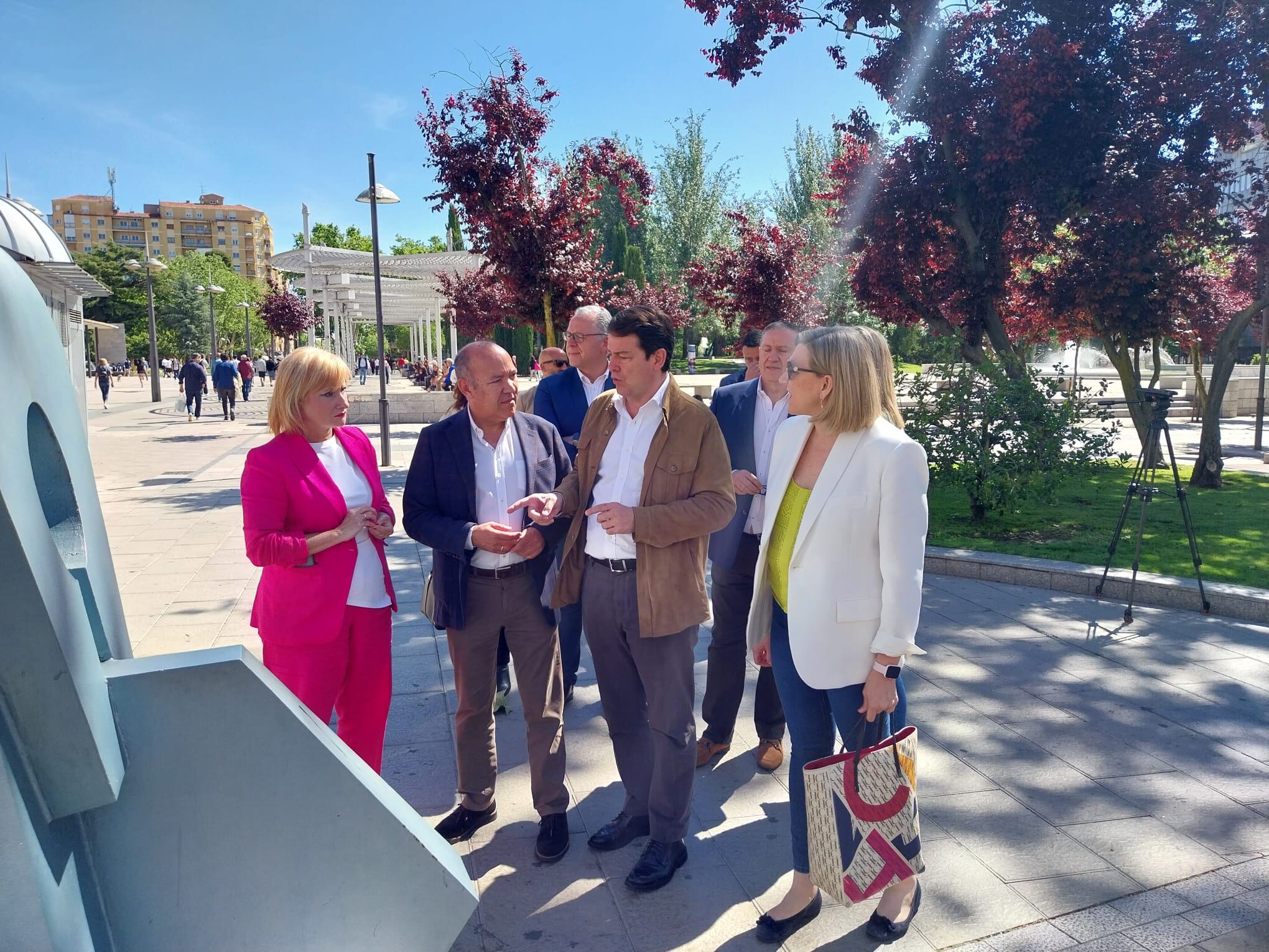 Alfonsos Fernández Mañueco en su visita de este martes a Zamora