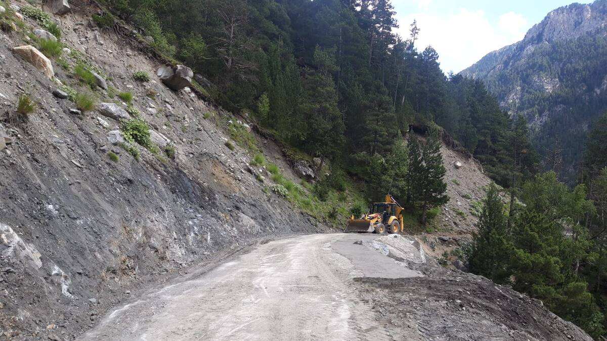 Ya está de nuevo operativa la pista de Vallibierna