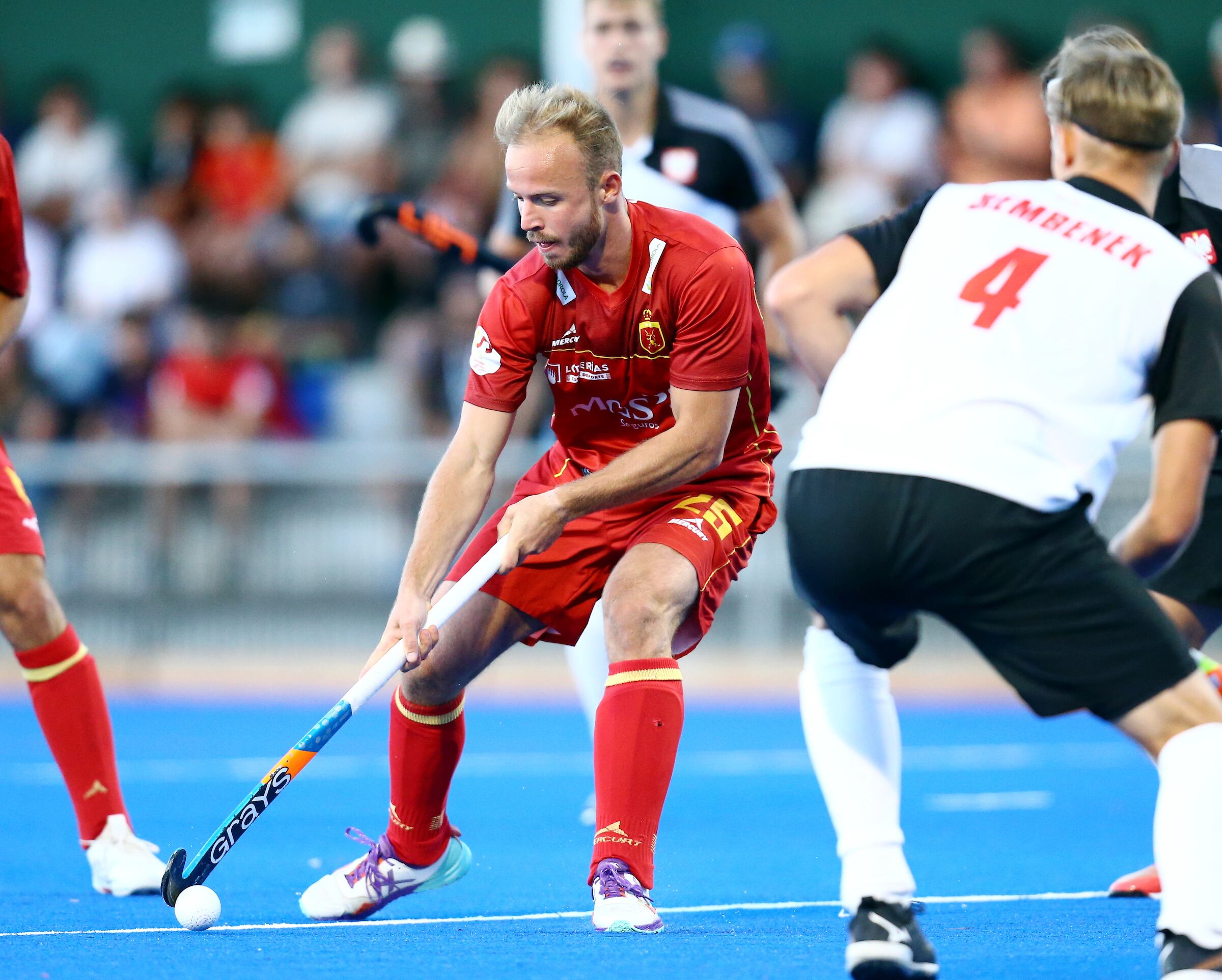 OURENSE EuroHockey Championship Qualifier 2022Poland v Spain (Pool A)
Picture: Eduard De Ignacio-Simo 
WORLDSPORTPICS COPYRIGHT RODRIGO JARAMILLO