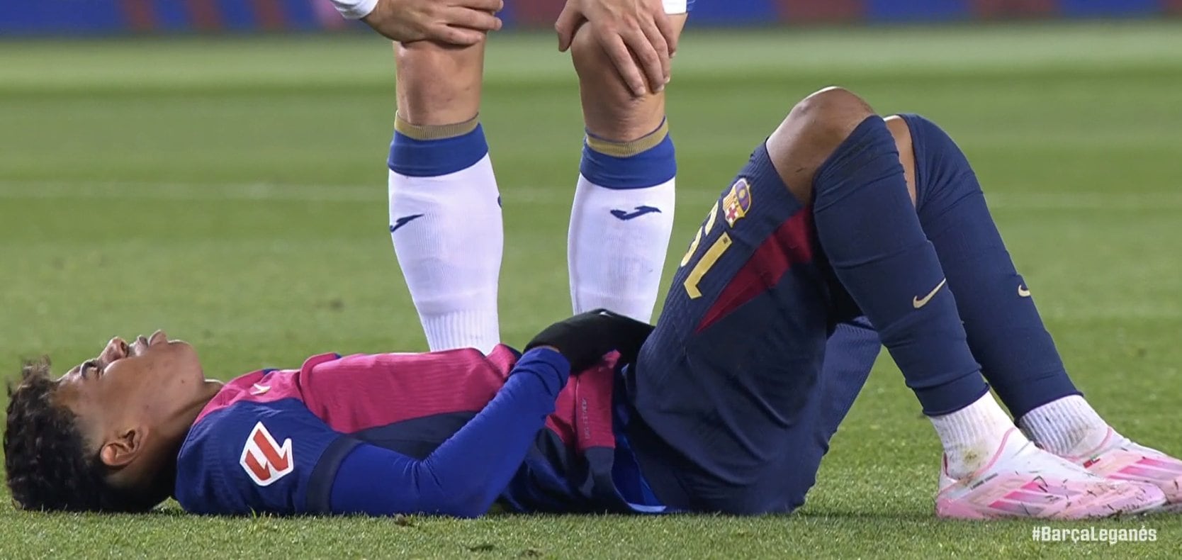 Lamine Yamal, durante el FC Barcelona - CD Leganés de Liga