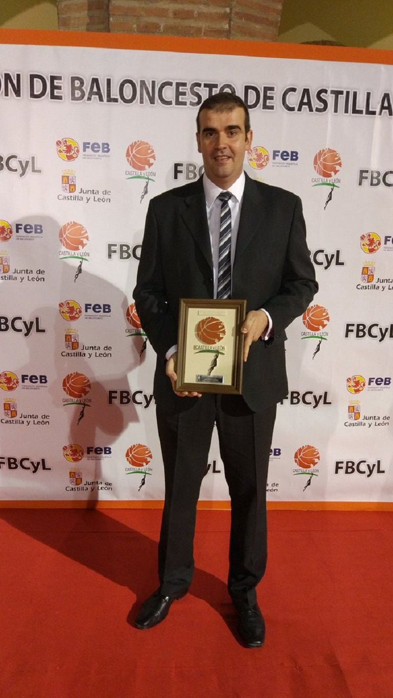 David Mangas fue elegido, la pasada temporada, mejor entrenador de Castilla y León