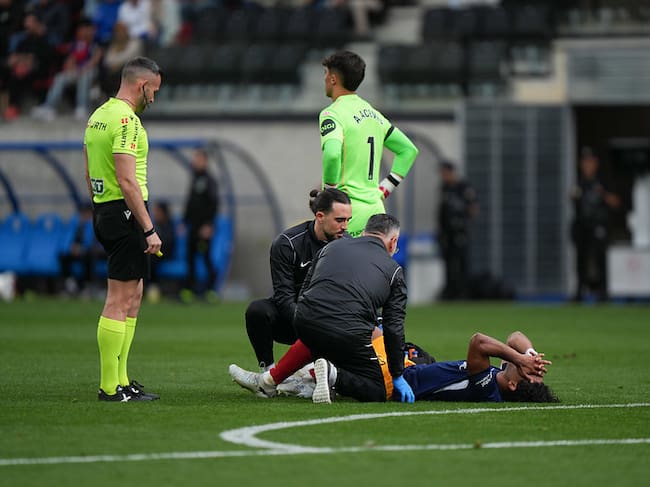 Jastin va ser substituït a la segona part del duel contra el Valladolid