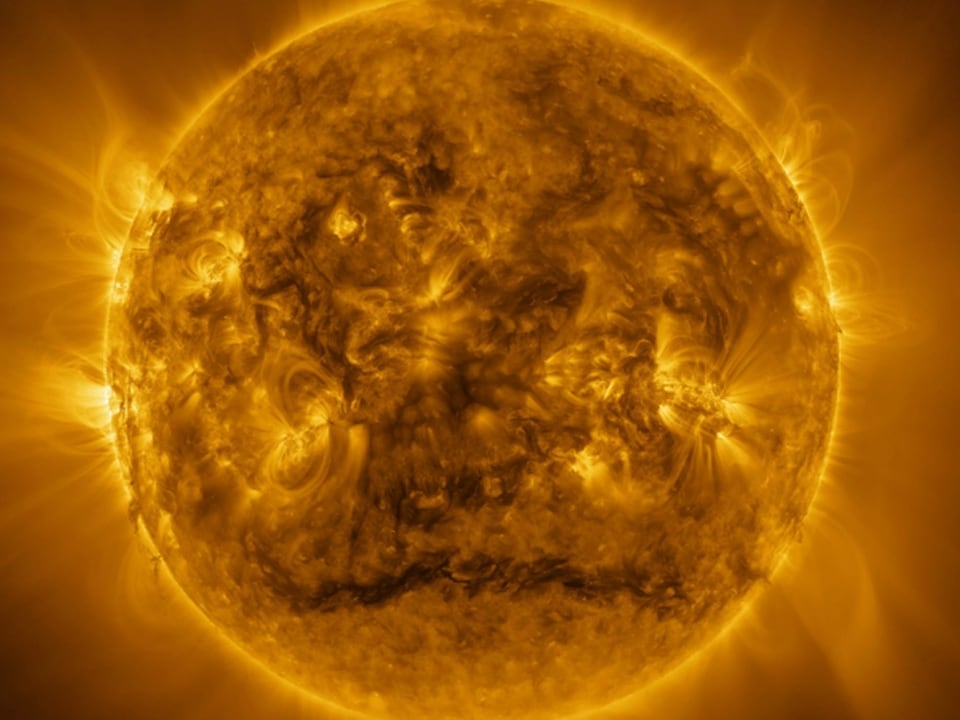 Vista de alta resolución del Sol, captada por la sonda Solar Orbiter