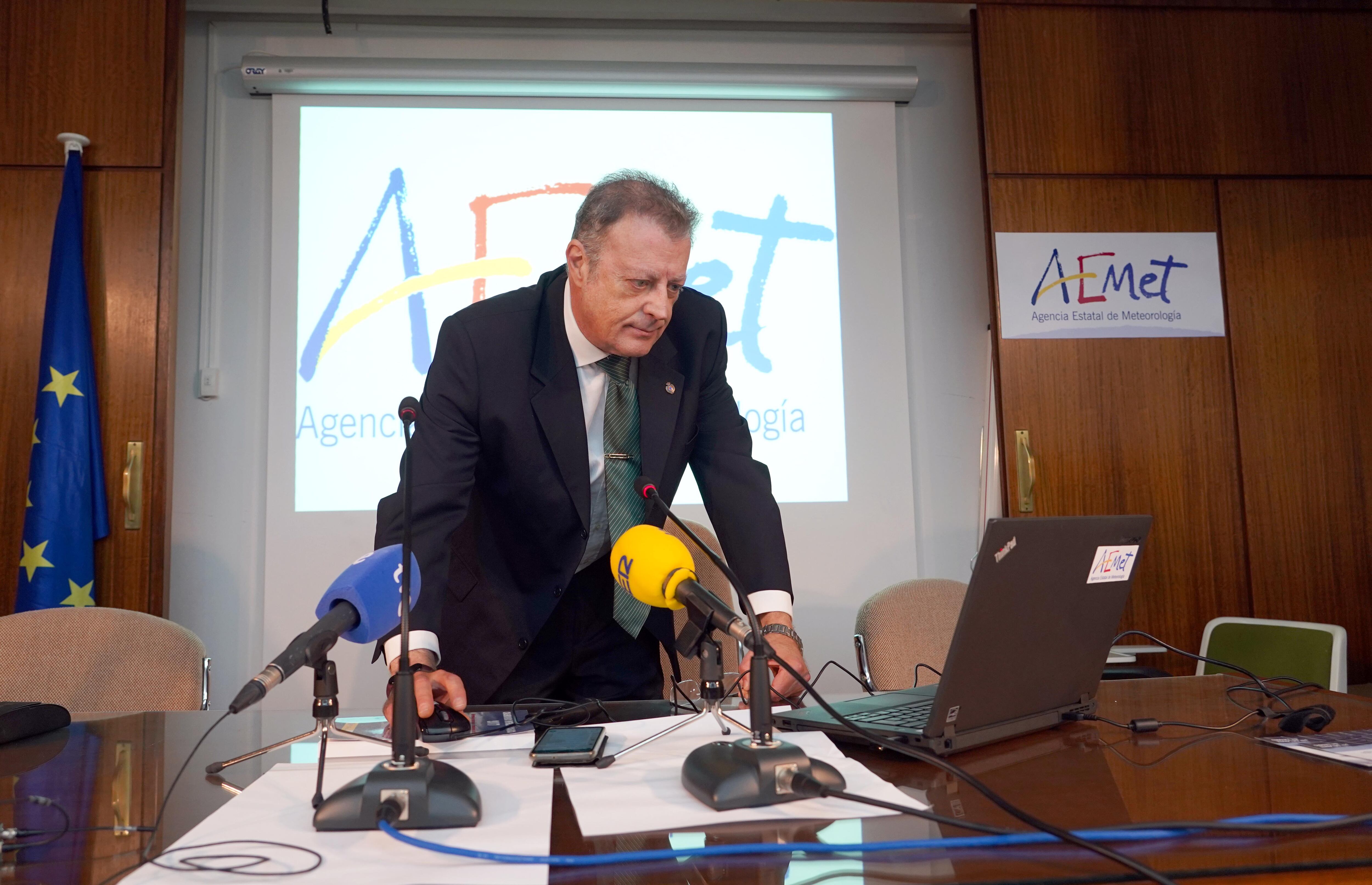 El delegado territorial de la Agencia Estatal de Meteorología en Castilla y León, Manuel Mora.