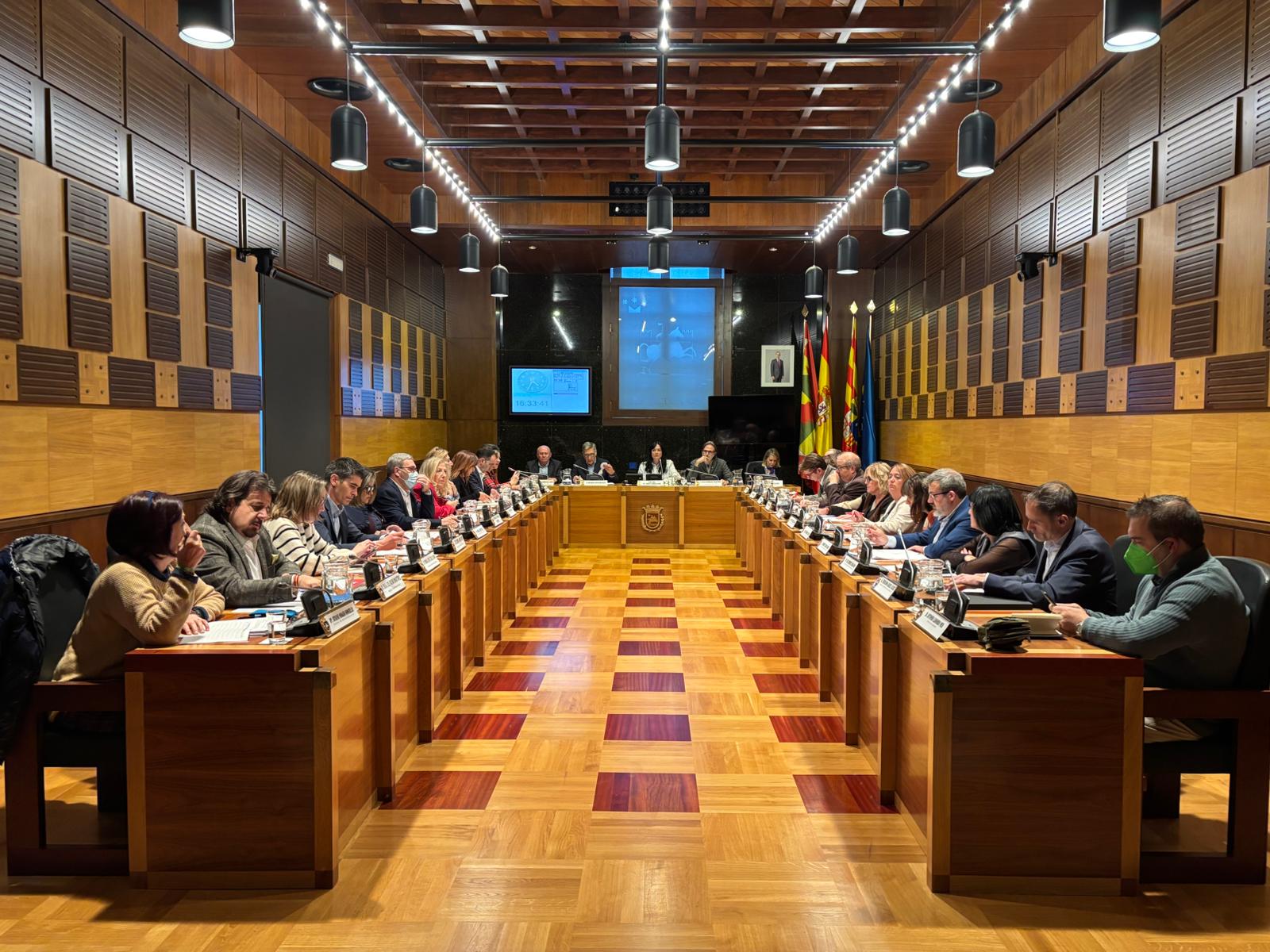 Pleno del Ayuntamiento de Huesca de este lunes