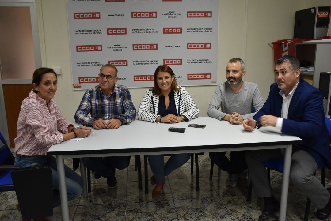 Reunión ejecutivas PSOE y CCOO