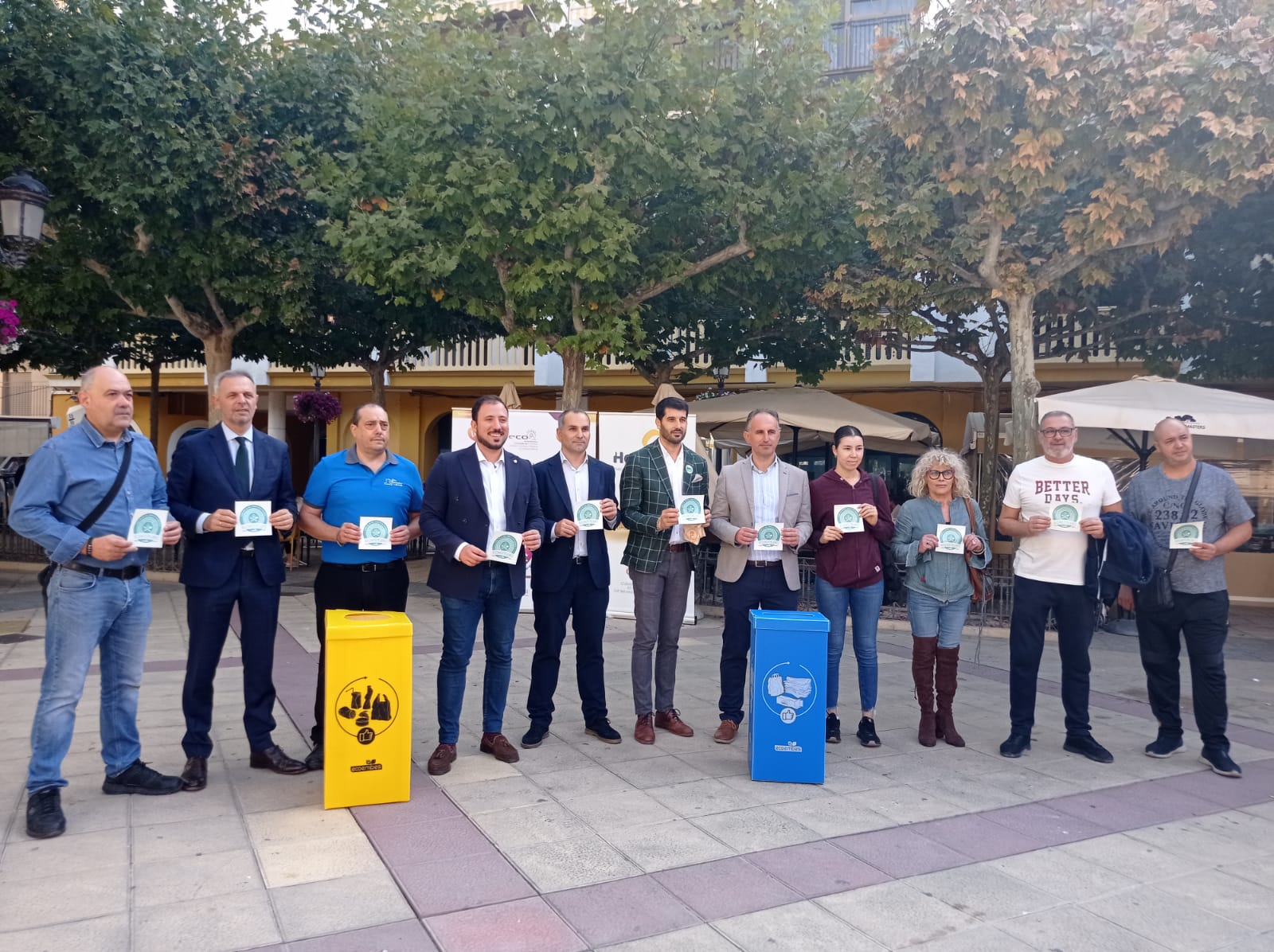 Presentación de la campaña “Aquí no se fía, pero sí se recicla”