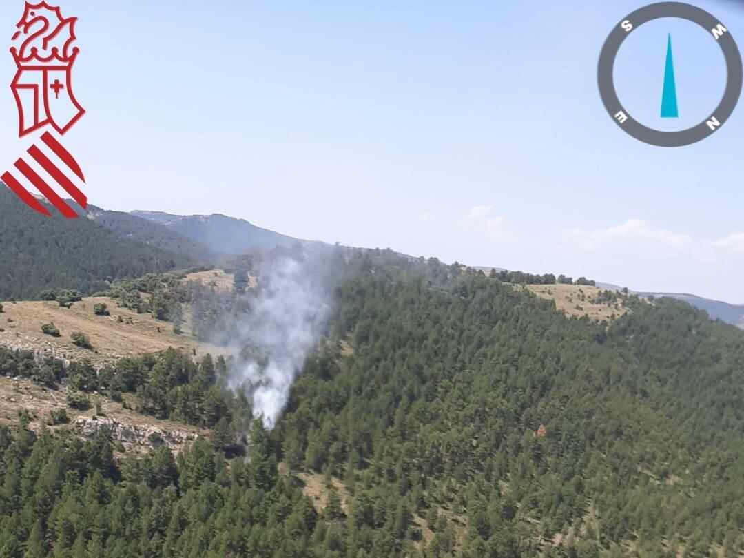 Incendio en Vistabella del Maestrazgo