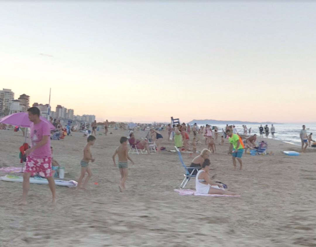 Playa de Gandia.