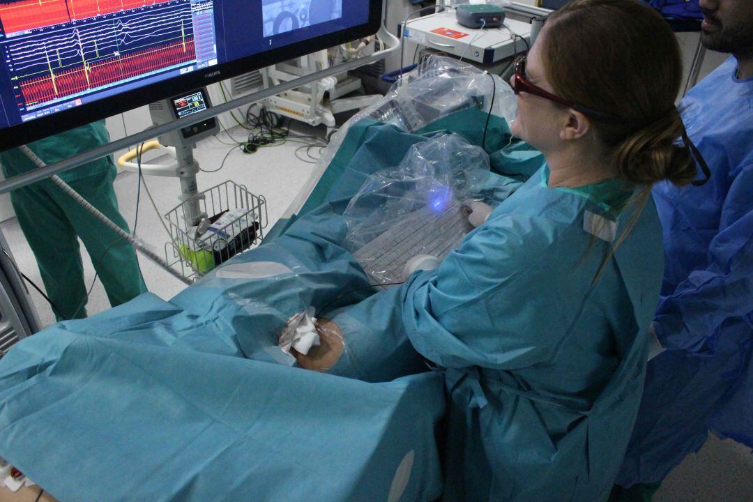 La unitat d'arrítmies en funcionament al Trueta