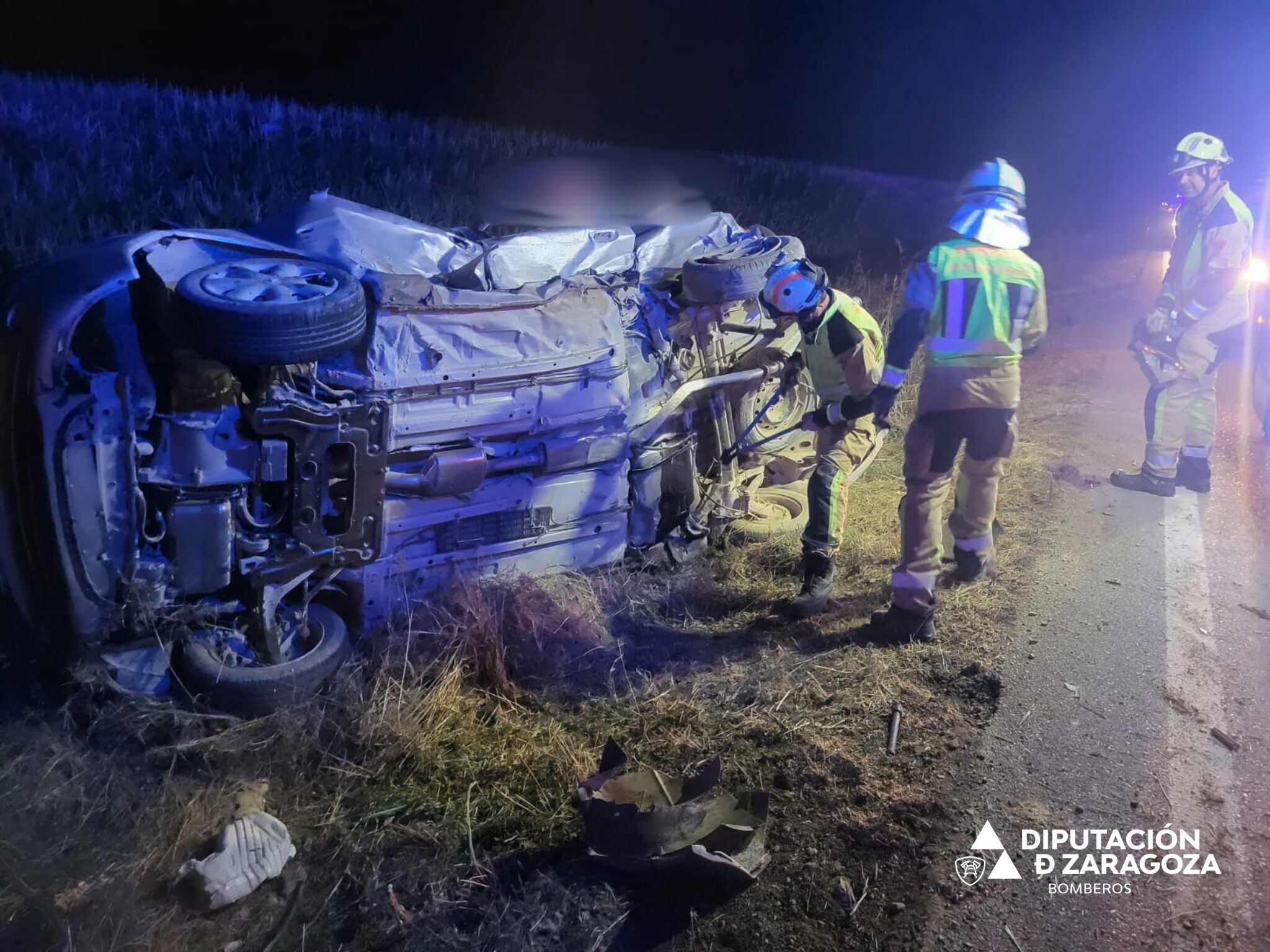 Accidente de tráfico en Ejea de los Caballeros