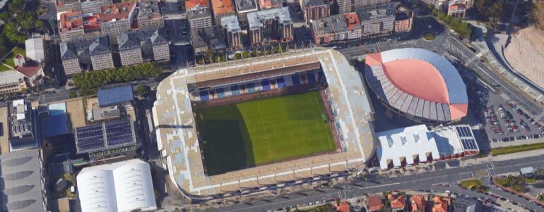 Campo de fútbol de Riazor.