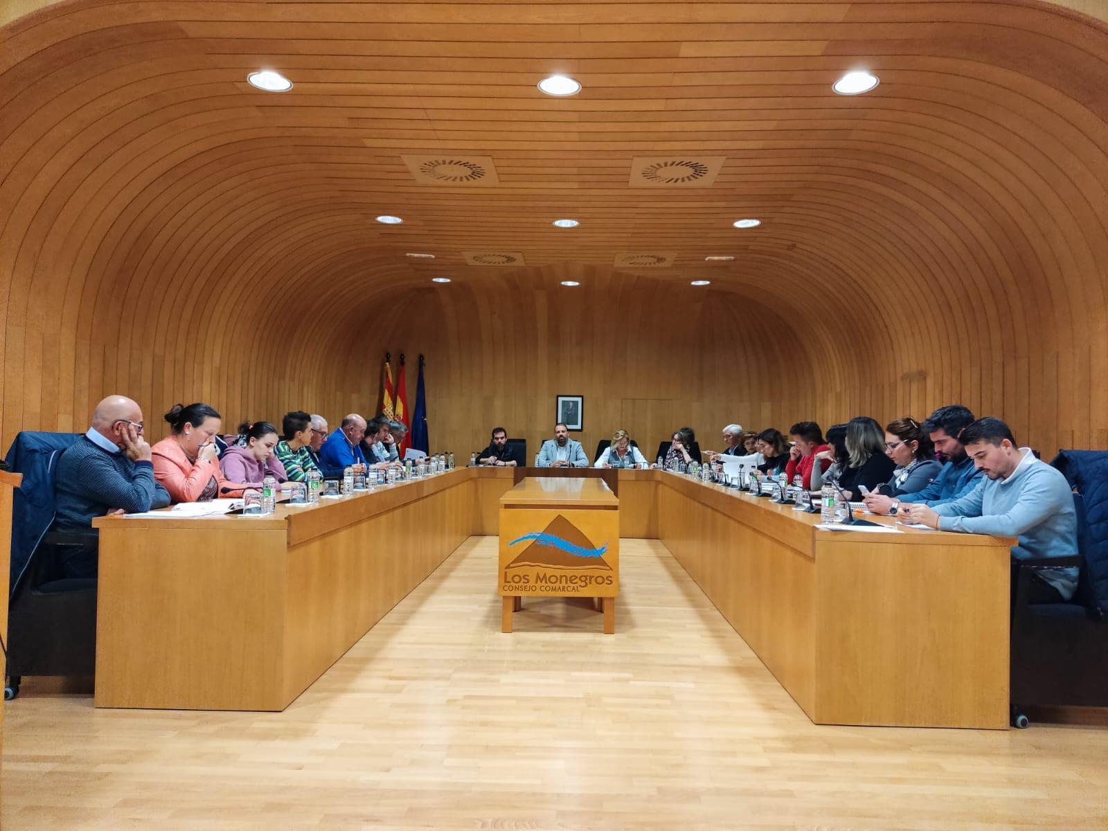 Última reunión del consejo comarcal de Monegros