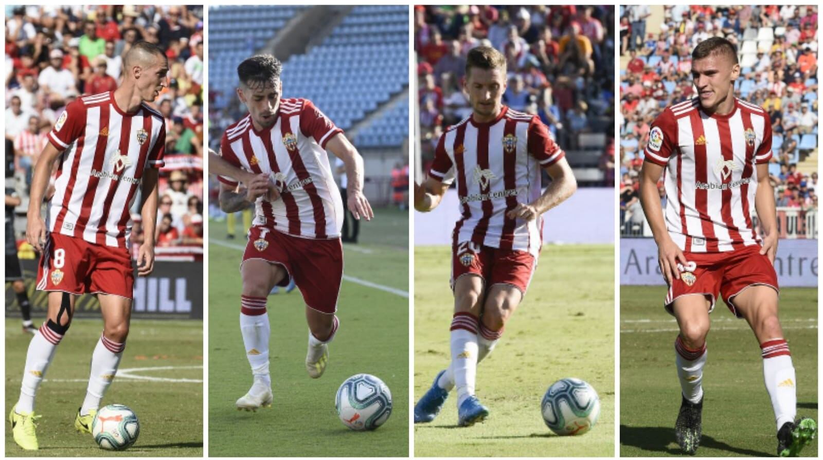 Petrovic, Gaspar Panadero, Iván Balliu y Maras desean toda la suerte del mundo al equipo de Rubi.