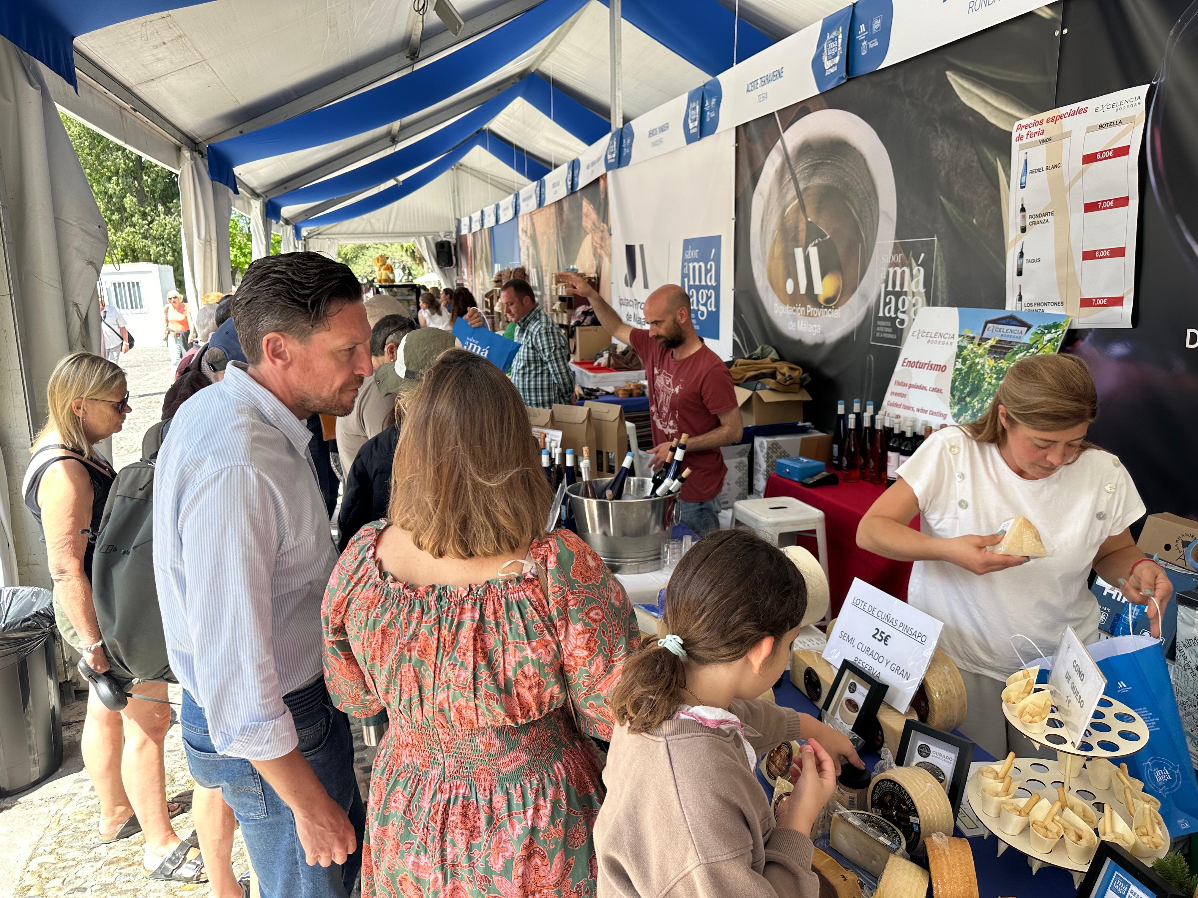La Feria Sabor a Málaga en Ronda se mantendrá activa durante todo el fin de semana