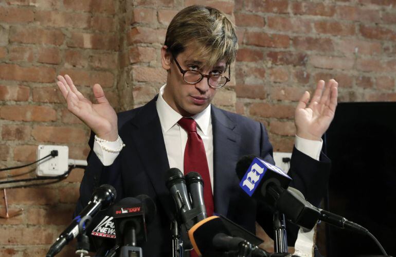 El editor principal de Breitbart News, Milo Yiannopoulos