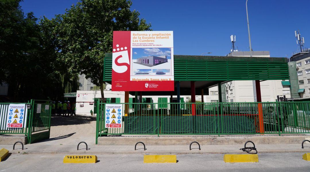 Obras en la Escuela Infantil Las Cumbres de San Sebastián de los Reyes