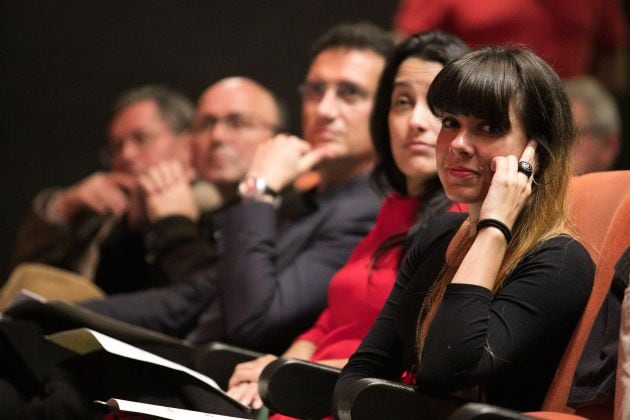 Ruth de Frutos, durante el acto de entrega de los premios Alberto Almansa