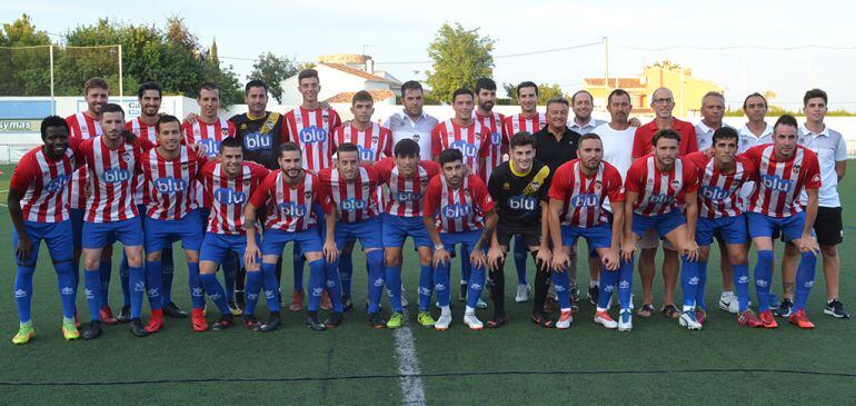 Plantilla del CD Jávea para la temporada 2018-2019.