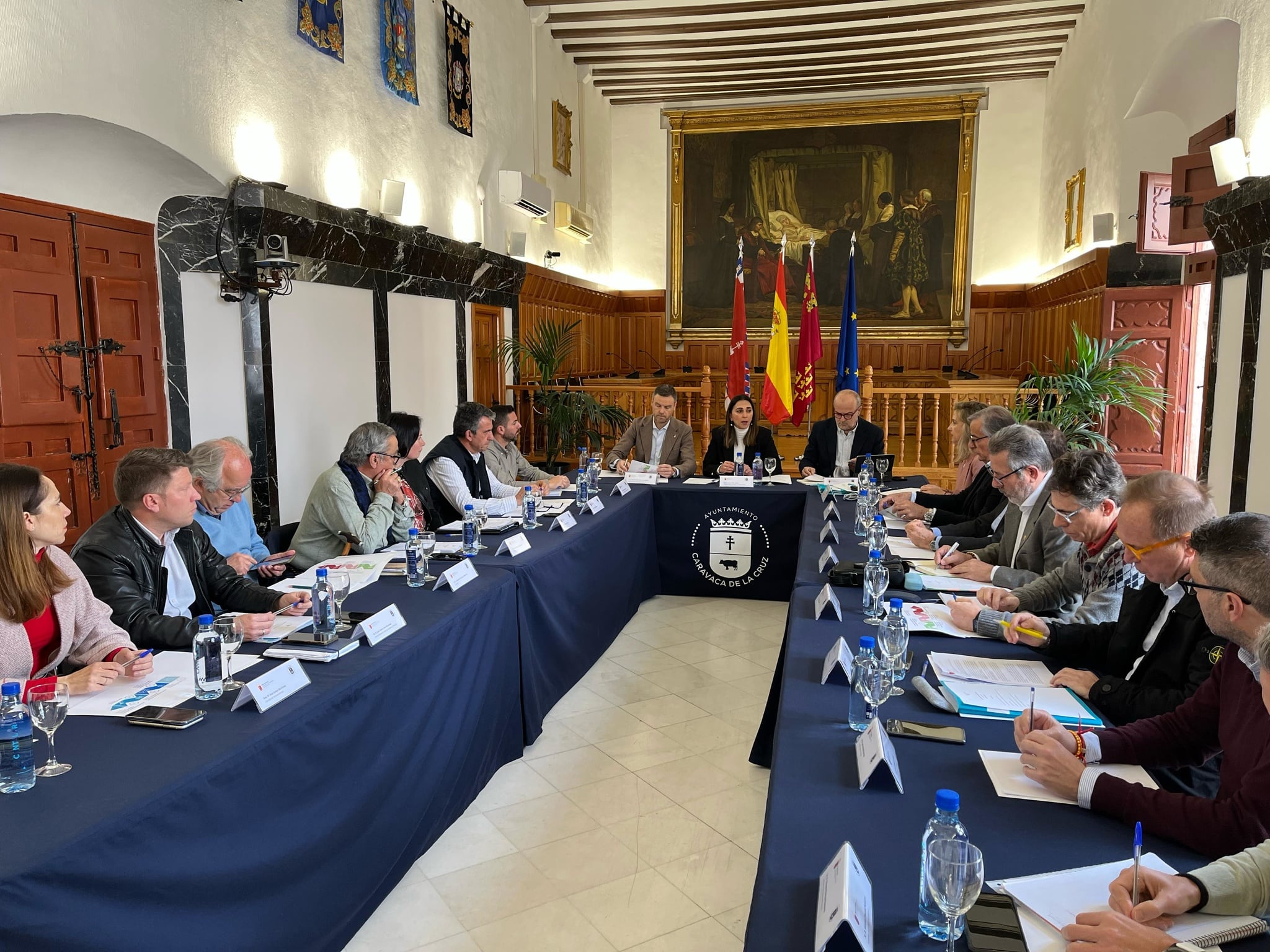 Reunión de la Mesa del Secano en Caravaca, presidida por la consejera, Sara Rubira