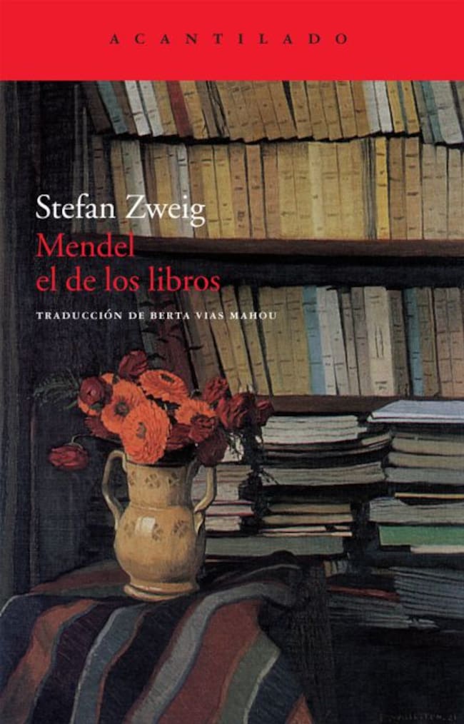 Portada de 'Mendel el de los libros' de Stefan Zweig