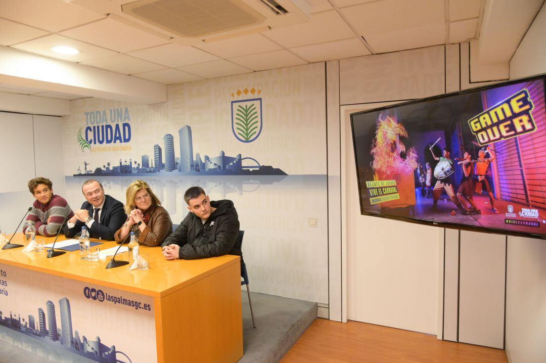 Presentación de la campaña junto a Bnet en el Ayuntamiento de Las Palmas de Gran Canaria. 