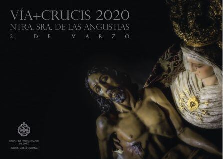 Cartel del Vía Crucis de la Unión de Hermandades de Jerez 2020 obra de Martín Gómez