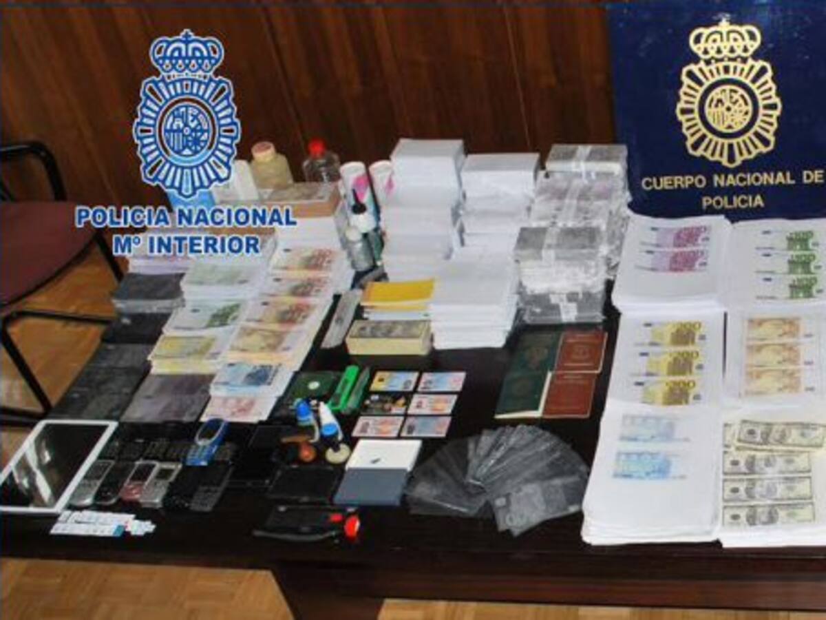 Dos detenidos por estafar 13.500€ con billetes tintados