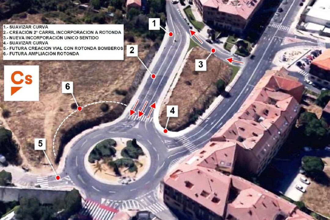 Ciudadanos propone cambios en el tráfico que eviten el colapso en la calle San Gabriel