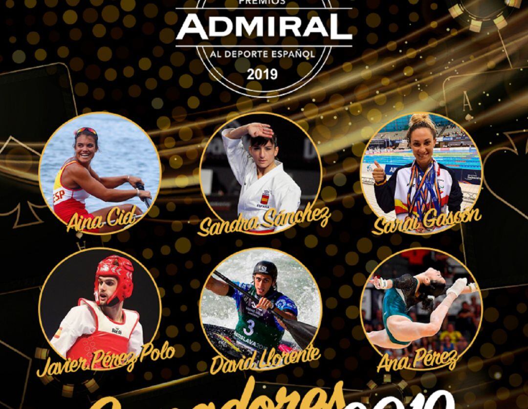 Ganadores de los premios Admiral 2019