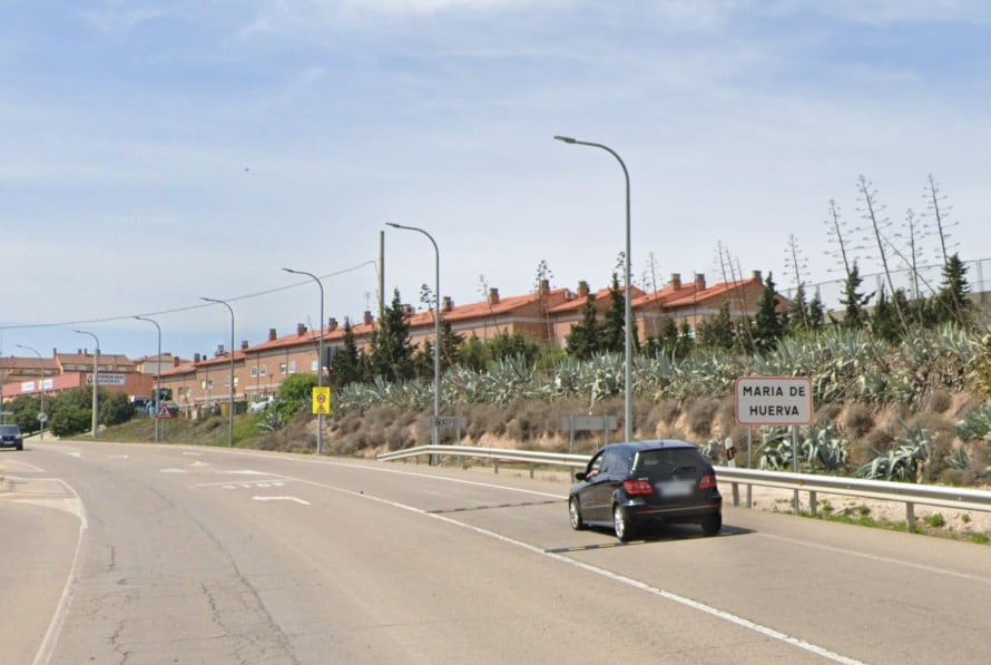 Entrada a María de Huerva (Zaragoza)