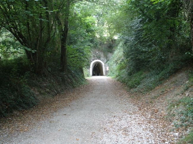 Boca sur del túnel de Mioño