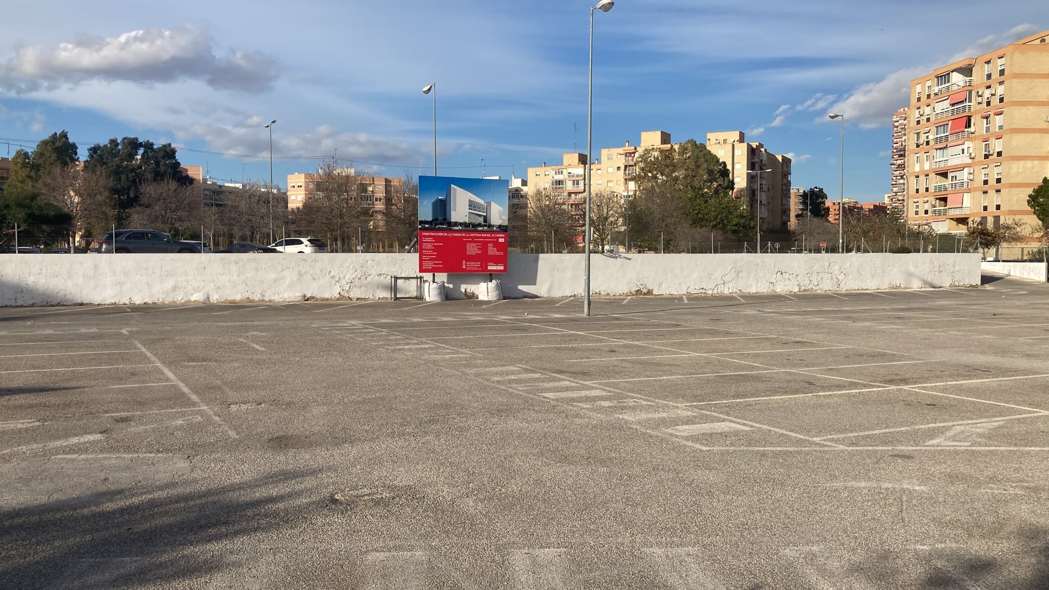 Parcela donde se ubicará la Ciudad de la Justicia Rafael Altamira en Alicante