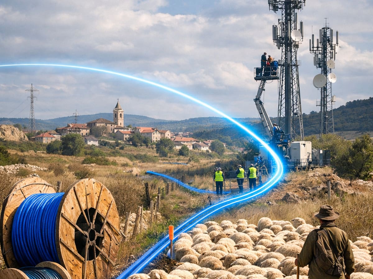 Fibra óptica y ovejas