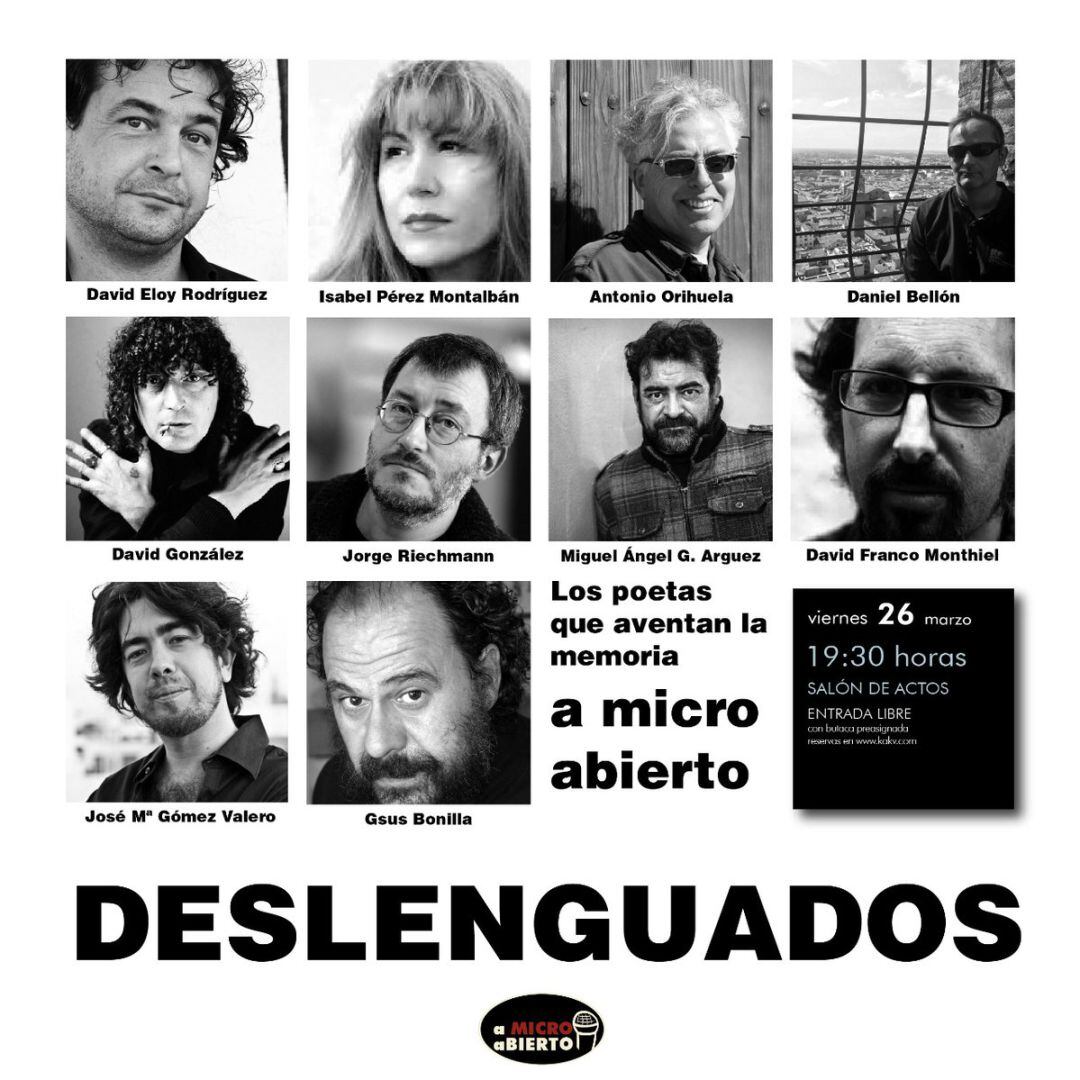 Cartel del acto A MICRO ABIERTO