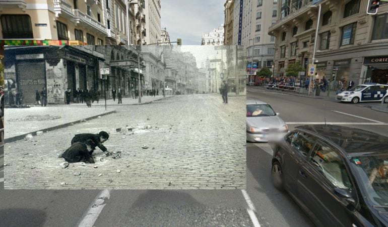 Calle Gran Vía de Madrid