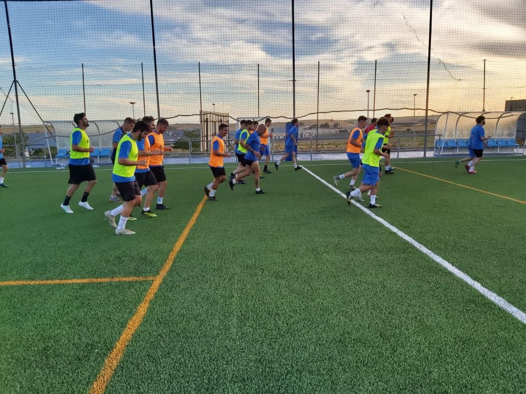 Imaegn del primer entrenamiento en Picadueñas