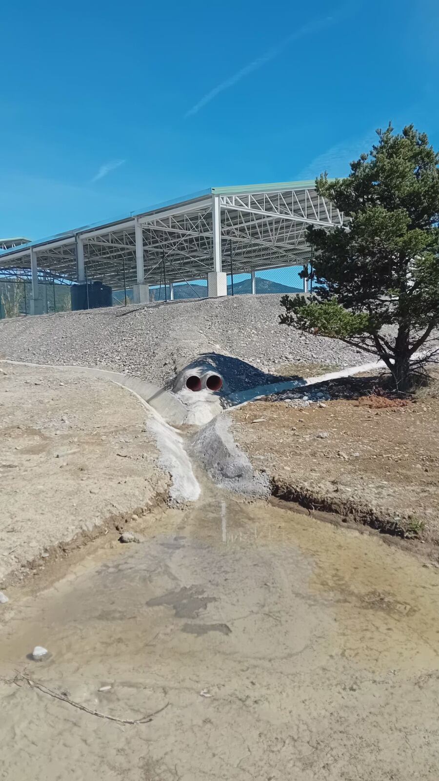 Obras para poner en marcha una planta de compostaje en Martillué (Jaca)