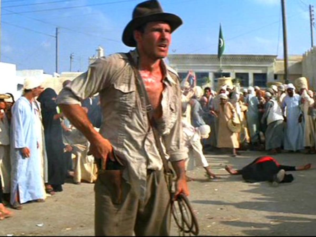El rodaje infernal que obligó a improvisar la escena más icónica de Indiana Jones