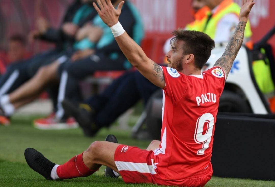 Portu en un moment del partit