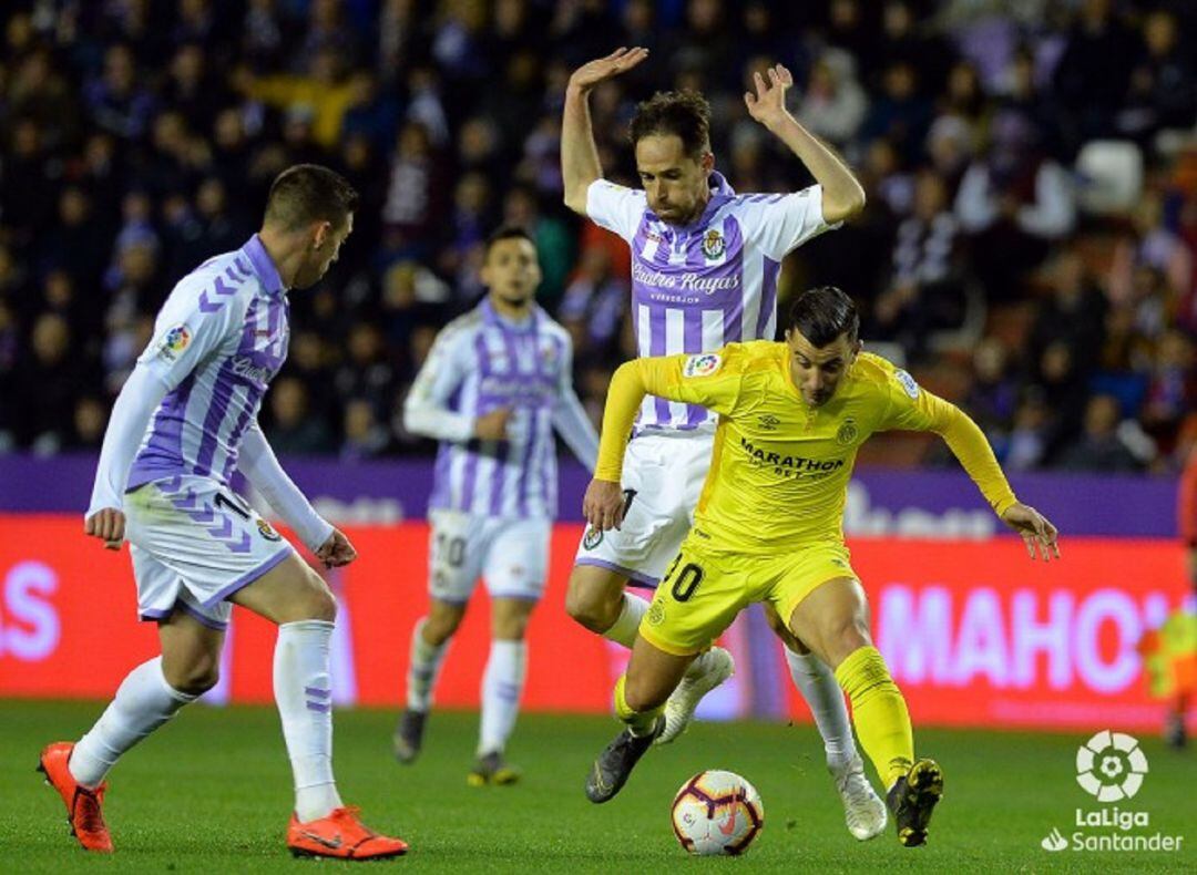 Un moment del partit