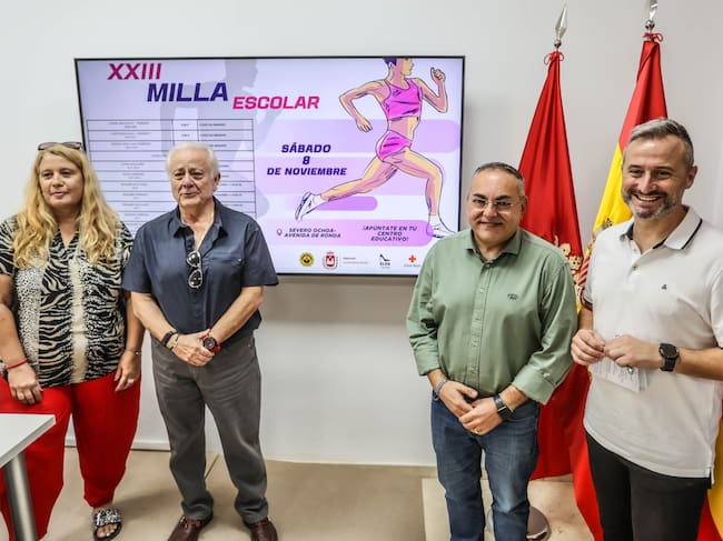 Presentación de la XIII Milla Escolar de Elda