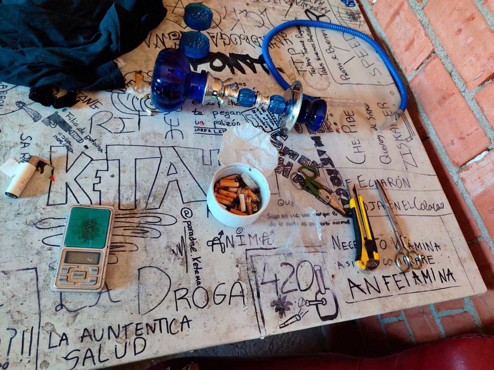 Desmantelado un punto de droga en un chamizo de Fuenmayor