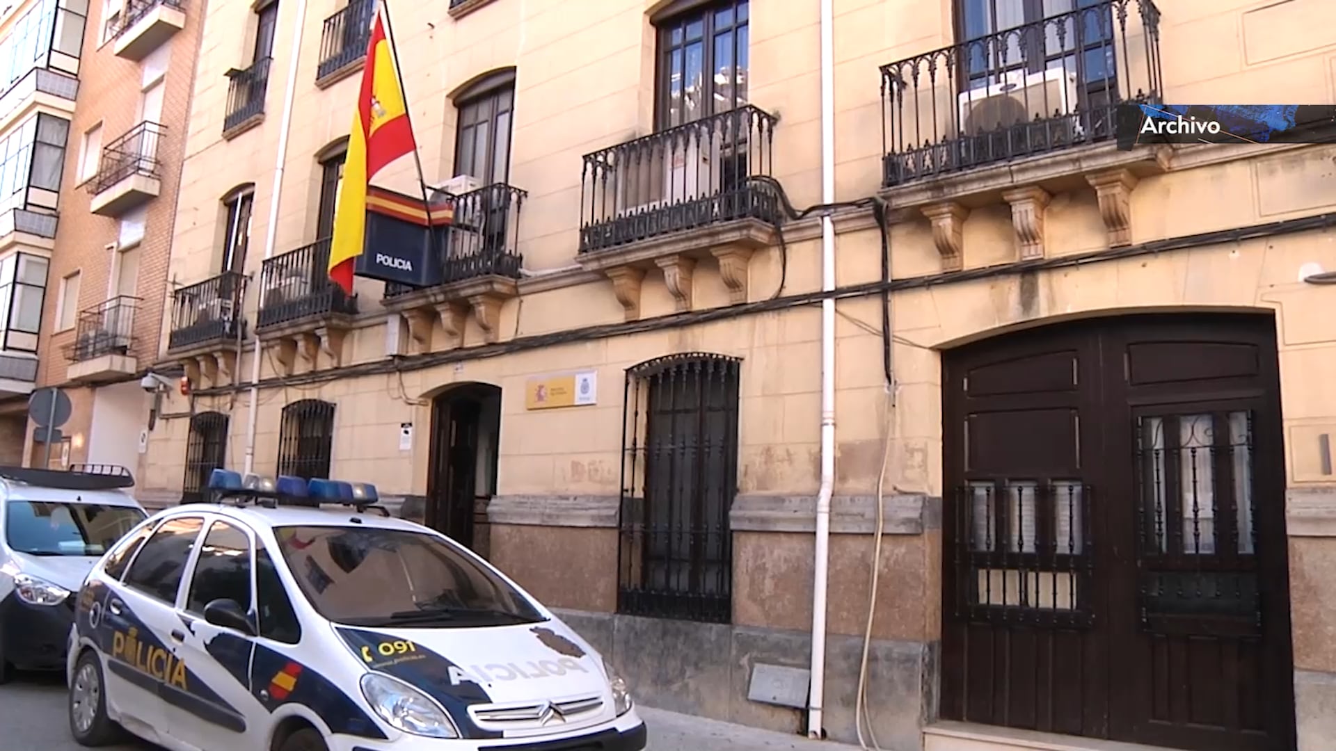 Fachada de la Policía Local de Andújar.