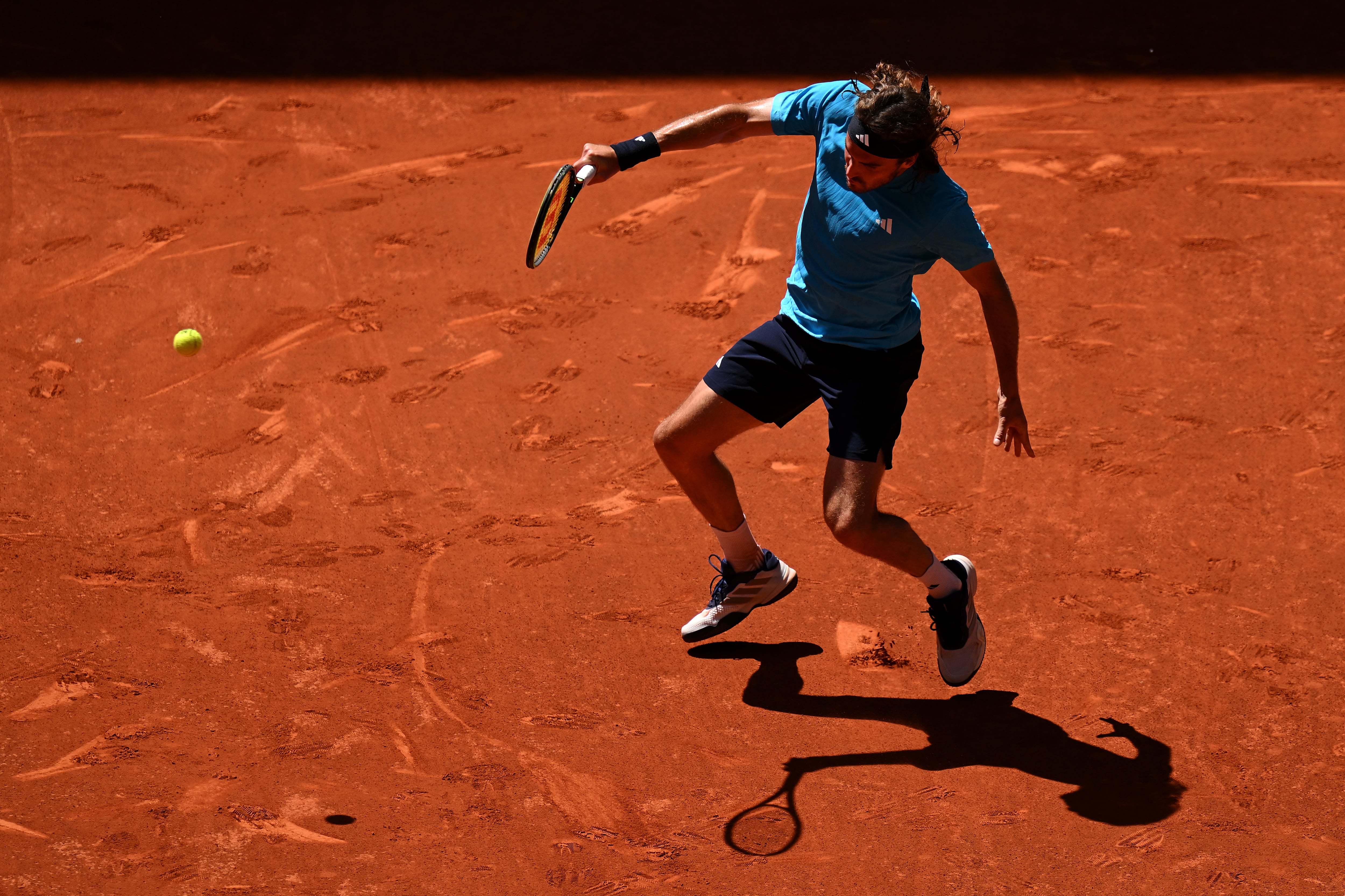 Stefanos Tsitsipas, en su partido ante Dani Mérida
