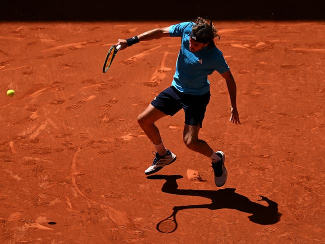 Stefanos Tsitsipas, en su partido ante Dani Mérida