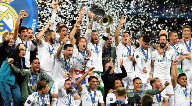 El momento en el que el Real Madrid levantó el título de Copa de Europa