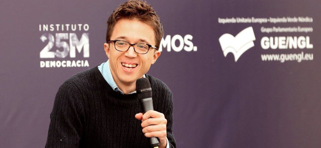 El candidato de Podemos a la Presidencia de la Comunidad de Madrid, Íñigo Errejón